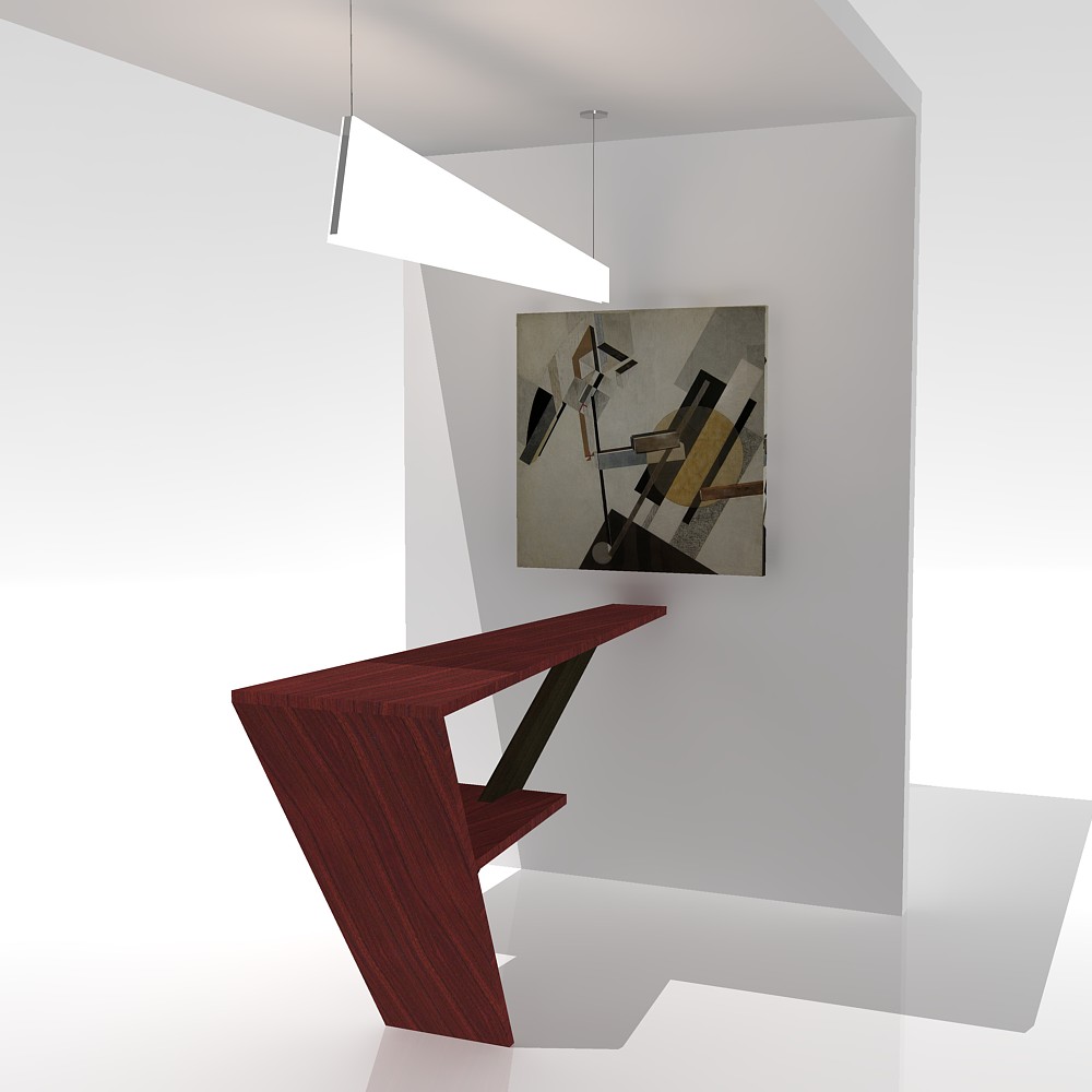 COMPOSICIÓN CON MADERA ROJA Y NEGRA by Ernesto Oñate COMPOSICIÓN CON MADERA ROJA Y NEGRA by Ernesto Oñate