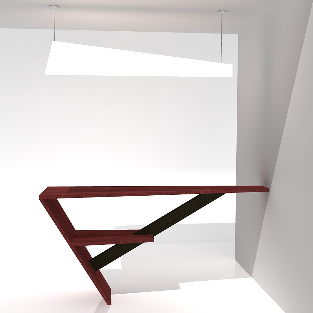 COMPOSICIÓN CON MADERA ROJA Y NEGRA by Ernesto Oñate COMPOSICIÓN CON MADERA ROJA Y NEGRA by Ernesto Oñate