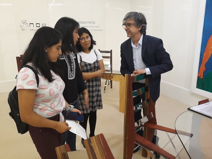 Ernesto Oñate en Feria Hábitat Valencia 2018 Ernesto Oñate en Feria Hábitat Valencia 2018