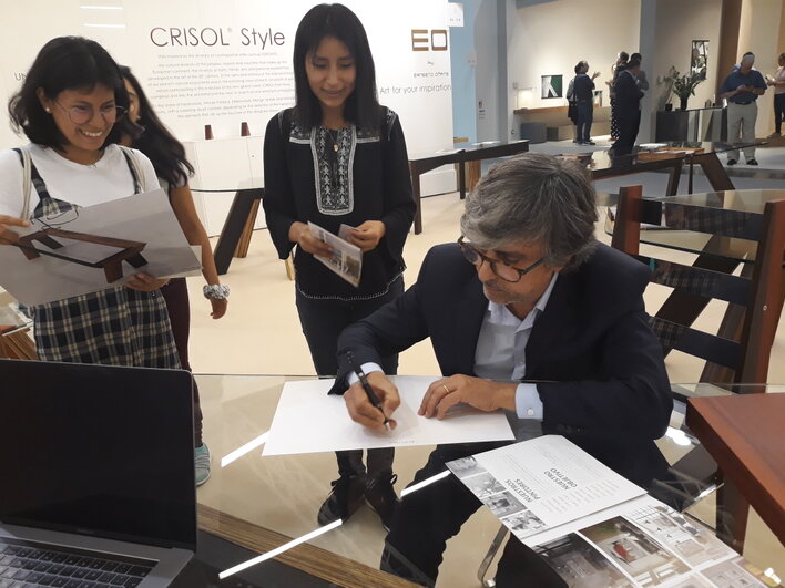 Ernesto Oñate en Feria Hábitat Valencia 2018 Ernesto Oñate en Feria Hábitat Valencia 2018